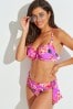 Pour Moi Pink Floral Tie Side Getaway Bikini Briefs