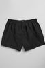 Black Pattern Woven Pure Cotton Boxers 4 Pack