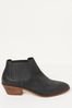 FatFace Black Ava Western Ankle Boots