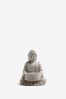 Grey Stone Effect Buddha Tealight Holder