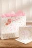 Pink Baby Icons Gift Bag and Card Set