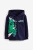 Marineblau - Lizenziertes Minecraft Kapuzensweatshirt mit Reißverschluss von Next​​​​​​​ (5-14yrs)