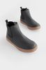 Neutral Chunky Sole Chelsea Boots