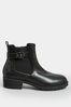 Yours Curve Black Extra Wide Fit Buckle Ankle Boots