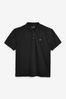 Black Lyle & Scott Plus Size Polo Shirt