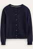 Black Boden Eva Cashmere Crew Cardigan