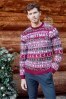 Threadbare Weihnachtliches Pulloverkleid mit Rundhalsausschnitt