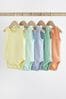 Leuchtende Farben - Gerippte Baby-Trägershirts im 5er-Pack