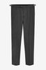 Charcoal Grey Slim Fit Morning Suit: Trousers