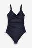 Navy Tummy Shaping Control Swimsuit