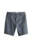 Pale Blue Straight Fit Stretch Chinos Shorts, Straight Fit