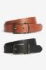 Tan/Black Reversible Belt