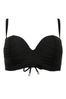 Pour Moi Black Santa Cruz Strapless Lightly Padded Underwired Top