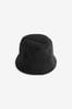 Black Felt Bucket Hat