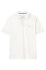 Joules Woody White Regular Fit Cotton Pique Polo Shirt, Regular Fit