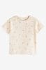 Blassrosa - Kurzärmeliges T-Shirt mit Jakobsmuschel​​​​​​​ (3 Monate bis 7 Jahre)