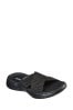 Skechers Black On-The-Go 600 Glistening Womens Sandals