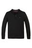 Tommy Hilfiger Kids Essential Long Sleeve Black Polo Shirt