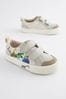 Neutral Safari Animal Two Strap Touch Fastening Shoes