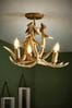 Natural Antler 3 Light Ceiling Light