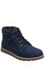 Lotus Navy Blue Lace-Up Ankle retailers Boots