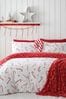 Catherine Lansfield Christmas Candy Cane Reversible Duvet Cover Set