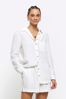 River Island White Double Faced Shirt