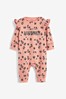 Charcoal Daddy Single Footless Baby Sleepsuit (0mths-3yrs)