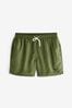Barbour® Olive Green Staple Swim Shorts