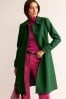 Boden Green Durham Wool Collared Coat