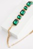 Green Stone Statement Necklace