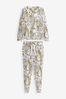 Ecru Dogs Scion Cotton Long Sleeve Pyjama Set