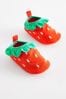 Rot/Erdbeer-Motiv - Baby Badeschuhe (0–24 Monate)