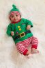 Christmas Baby Sleepsuit And Hat (0mths-3yrs)