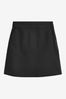 Boden Black Jersey A-line Mini Skirt