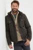 FatFace Brown Hadley Hooded Jacket