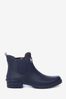 Barbour® Navy Wilton Short Wellington Boots