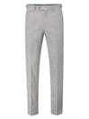Skopes Grey Tailored Fit Jude Tweed Suit Trousers