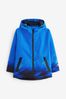 Blue Colourblock Waterproof Lined Anorak Jacket (3-16yrs)