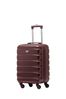 Flight Knight Burgundy 55x35x25cm 4 Wheel ABS Hard Case Cab Luggage
