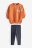 Orange Crew Sweatshirt and Leggings Set (3mths-7yrs)