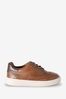 Tan Brown            Lace-Up Brogue Shoes