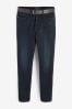 <span>Tintenblau</span> - Authentic Jeans mit Gürtel, Straight