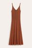 Boden Brown Sparkle Knitted Midi Dress