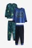 Blue/Black Gamer Pyjamas 2 Pack (5-16yrs)