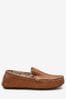 Tan Brown Moccasin Slippers