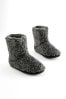Charcoal Grey Warm Lined Slipper Boots