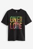 Black Bob Marley Licence T-Shirt