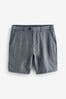 Navy 100% Linen Luxe Shorts