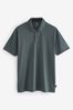 Slate Grey Textured Golf Polo Shirt